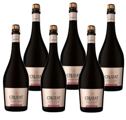 ESPUMANTE CRUZAT CUVEE ROSE EXTRA BRUT CAJA X 6 UN