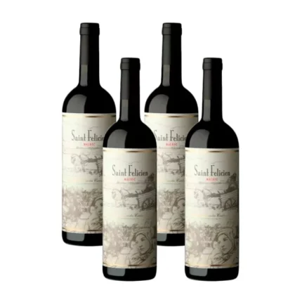SAINT FELICIEN MALBEC MAGNUM CAJA x 4 u.